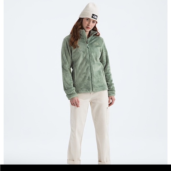 The North Face Women’s Osito Jacket fleece full zip in green slate moss 3x - Picture 2 of 13